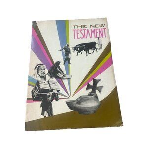 1962 The New Testament w/ Pictures Paperback American Bible Society KJV